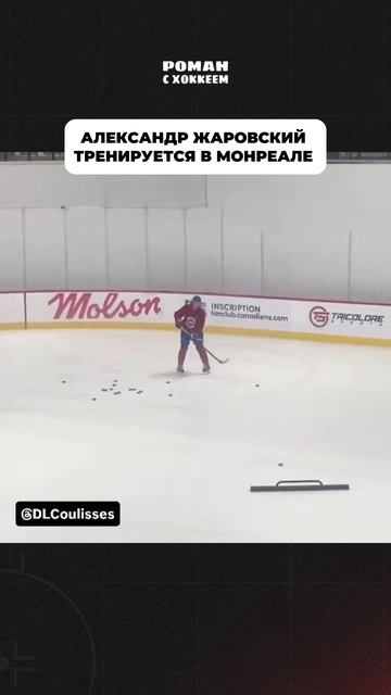 Жаровский тренируется 💪  #Жаровский #НХЛ #Монреаль #Хоккей #Hockey