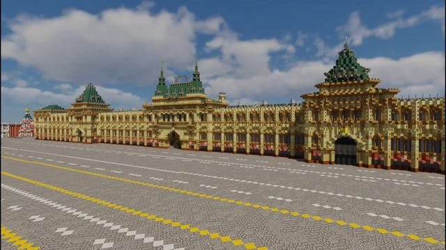 Московский Кремль и Красная Площадь в Minecraft 1 к 1 (Трейлер) смотреть онлайн