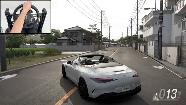 2021 Mercedes-AMG SL 63 Forza Horizon 6 Steering Wheel Gameplay смотреть онлайн