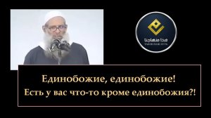 Единобожие, единобожие! Есть у вас что-то кроме единобожия?! | Шейх Раслян