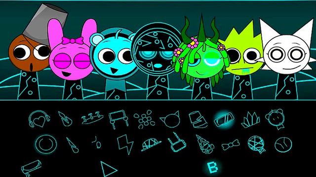Sprunki Tron_ Epic Cyber Digital World Mod смотреть онлайн