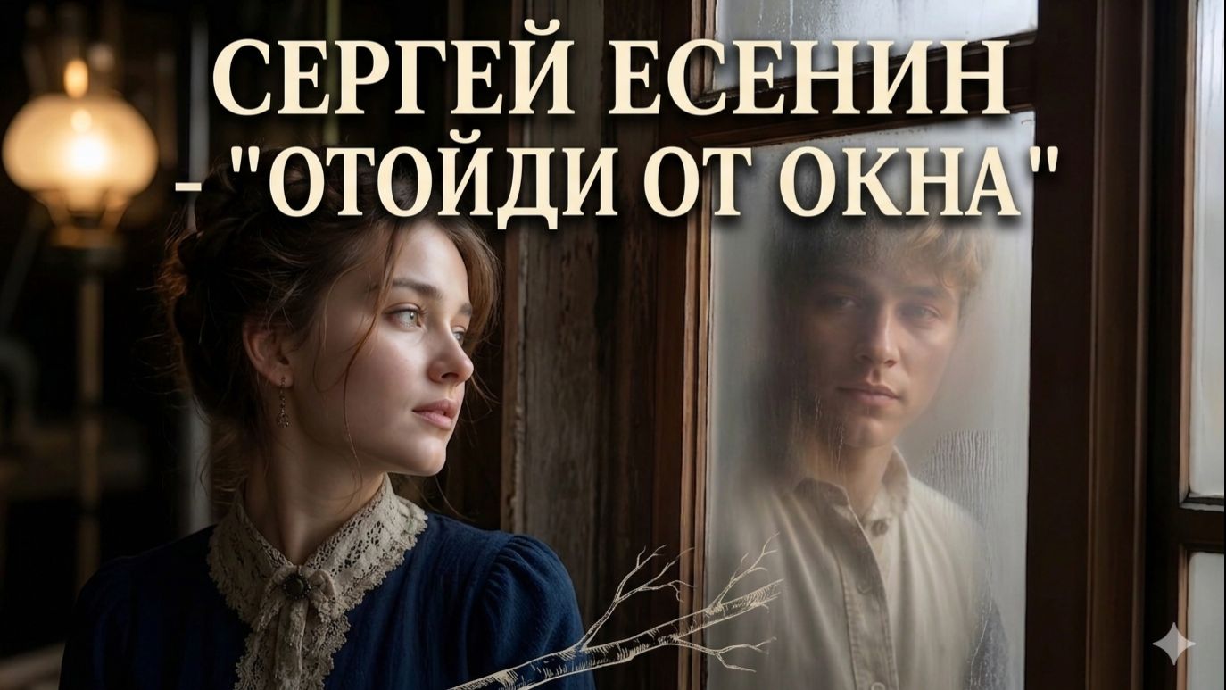Сергей Есенин — «Отойди от окна» | Исповедь разбитого сердца (AI Cover)