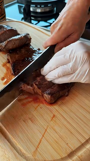 Стейк с грибами 🍄 🥩abirzkitchen