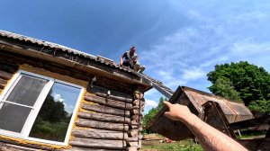 Купил заброшенный дом в деревне ! Крышу делать будем ! Идеальный хутор! №99