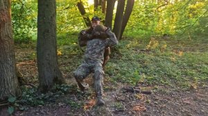 Отработка 1и 2 сектора с ножом в формате защиты и контратаки.