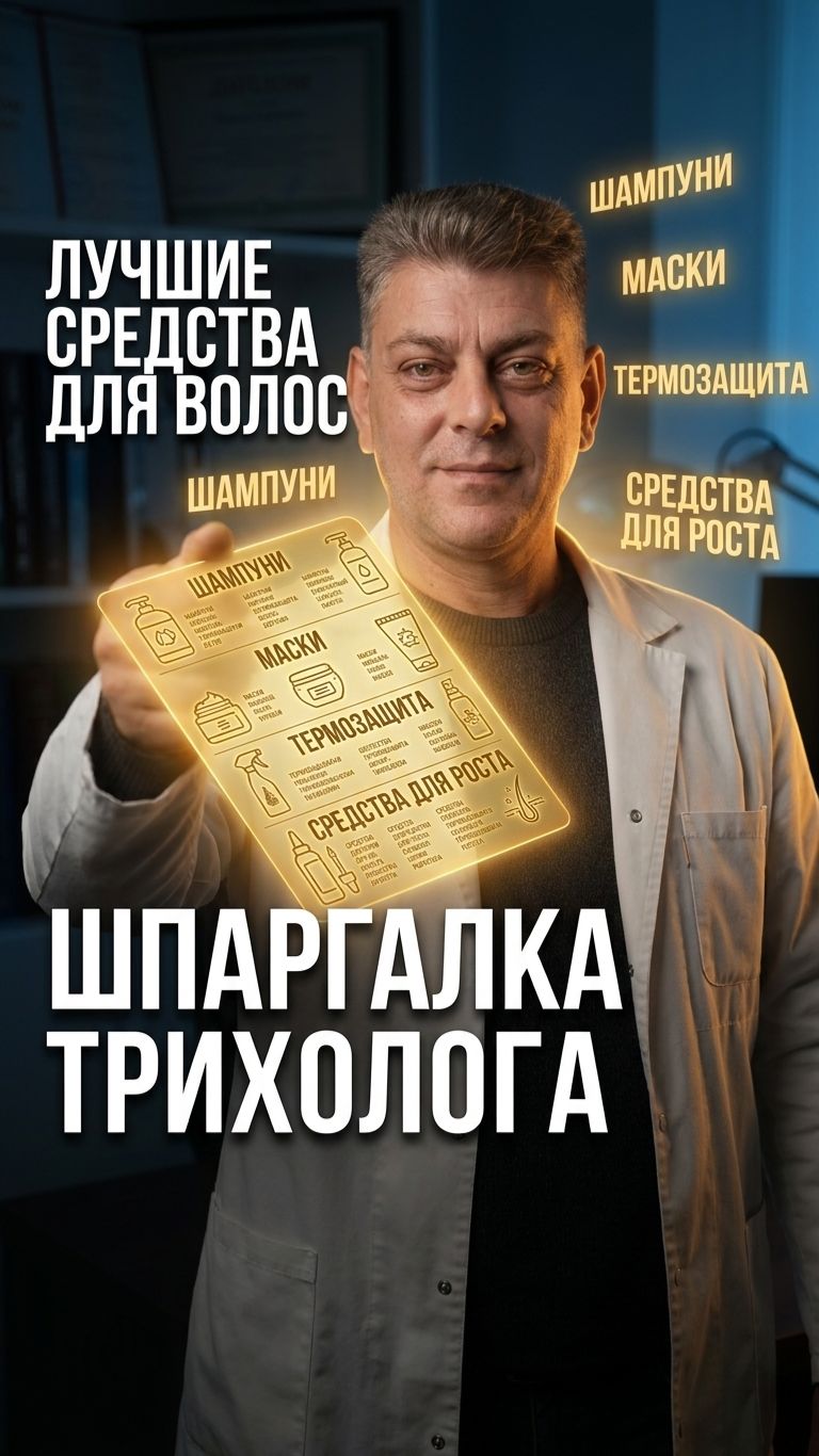 Подборка средств для волос от трихолога 📋