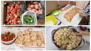 «Жизнь на пенсии».. Съездила за продуктами.)) Занималась выпечкой и обедом.