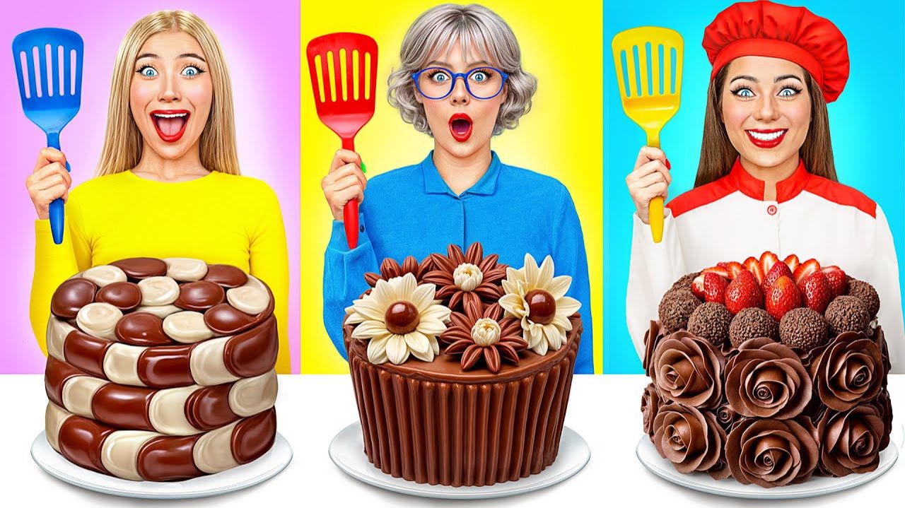 Кулинарный Челлендж# Я против Бабушки # Удивительные Кухонные Рецепты смотреть онлайн