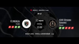 FC MEDICAL - АЛАР | ФИНАЛ IFL BRICS | КОРПОРАТИВНАЯ ЛИГА 2026 | ТУР 1