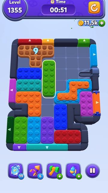 Color Block Jam 1355 Уровень
