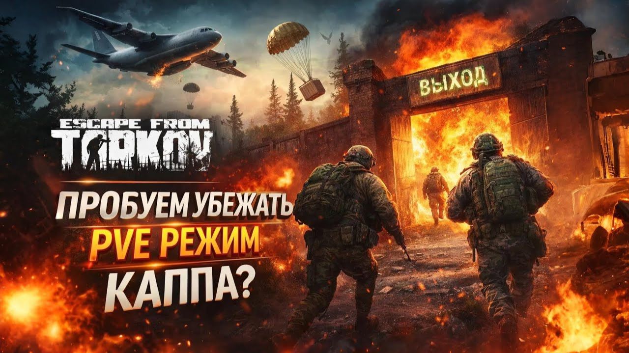 БЕЖИМ ИЗ ТАРКОВА! Побег из PVE Режима | КАППА не ждет! | ESCAPE FROM TARKOV | НАЧАЛО