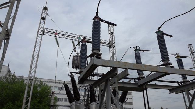 Работы на Ору-110 кВ День 2