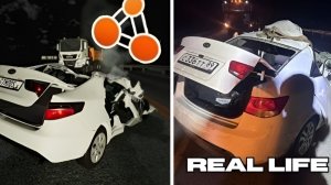 Аварии на реальных событиях в BeamNG. Drive | #28