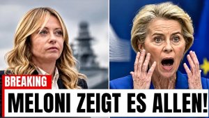 Was Meloni heute Nacht getan hat, IST UNFASSBAR!