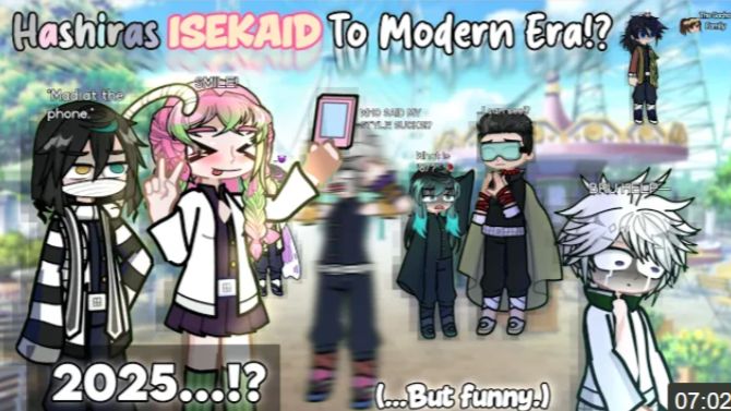 𝙆𝙉𝙔, ⏳️Hashiras Isekaid To Modern Era!?🧭, Gl2 X Demon Slayer