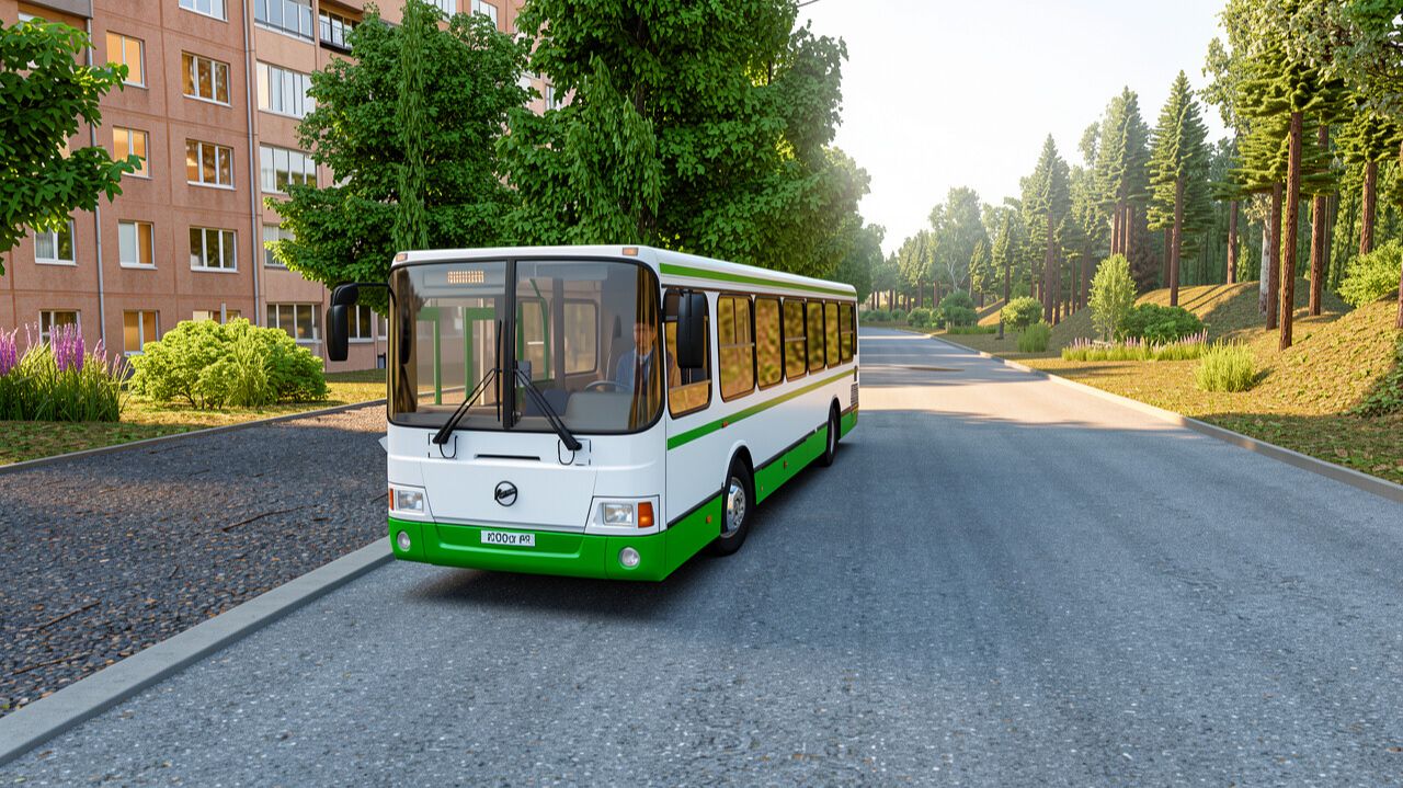 OMSI 2 Поездка на  LiAZ_5256.45_2007 по г. Борисов КАНДИДАТ маршрут 631