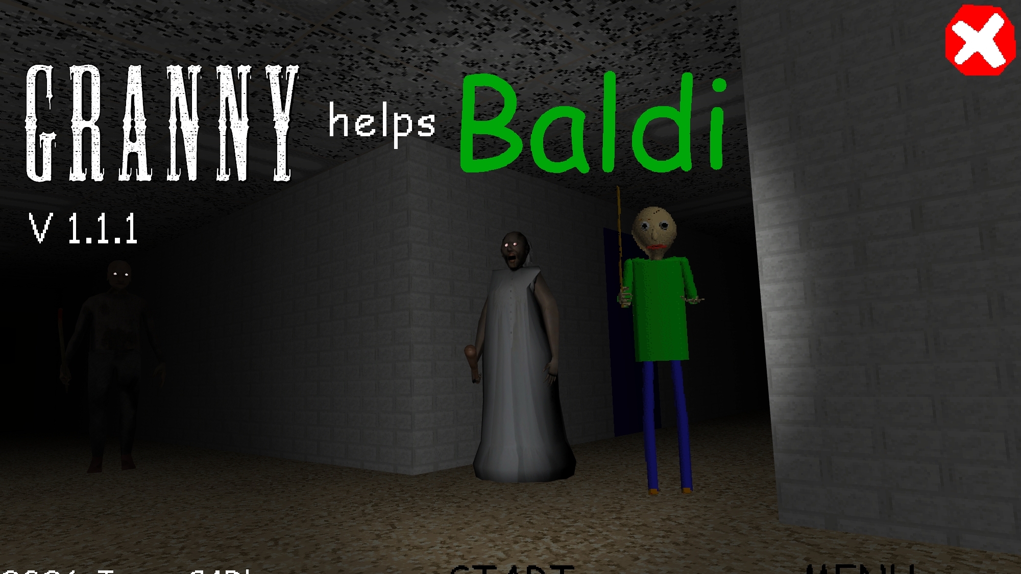 Granny Helps Baldi - Extras Grandpa смотреть онлайн