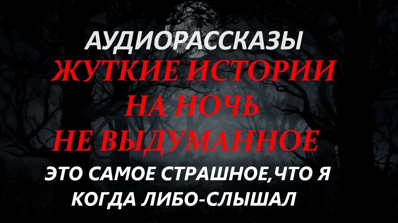 СТРАШНЫЕ РАССКАЗЫ НА НОЧЬ-ЭТО САМОЕ СТРАШНОЕ, ЧТО Я КОГДА-ЛИБО СЛЫШАЛ