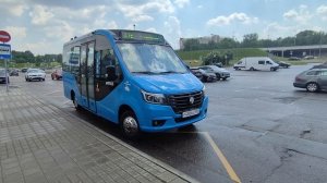 приветливый водитель!!! маршрутка ГАЗ-А68R52 City борт 6197025 маршрут 376