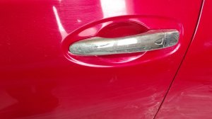 Как снять передние наружные ручки дверей Nissan X-Triel
