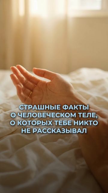 СТРАШНЫЕ ФАКТЫ О ЧЕЛОВЕЧЕСКОМ ТЕЛЕ, О КОТОРЫХ ТЕБЕ НИКТО НЕ РАССКАЗЫВАЛ