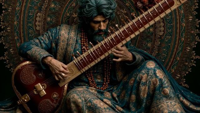 Qajar Jazz Melodies ~ Ancient Rhythms for Modern Souls ｜ Persian Sitar Fusion Ambient Music смотреть онлайн