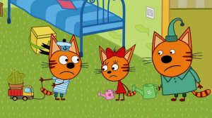 Три кота мультик для самых маленьких малышей - Мультфильм игра Три кота