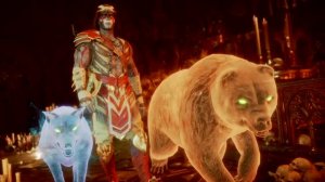 Mortal Kombat 11 Фуджин vs Ночной Волк