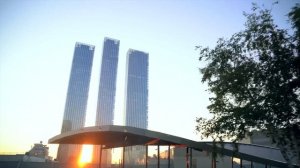 Прыжок с башни Меркурий в Москва-Сити