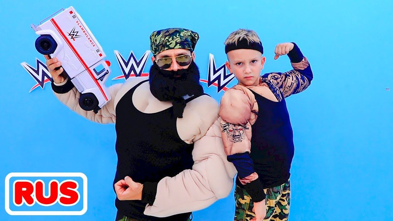 Влад хочет быть сильным, как суперзвезда WWE