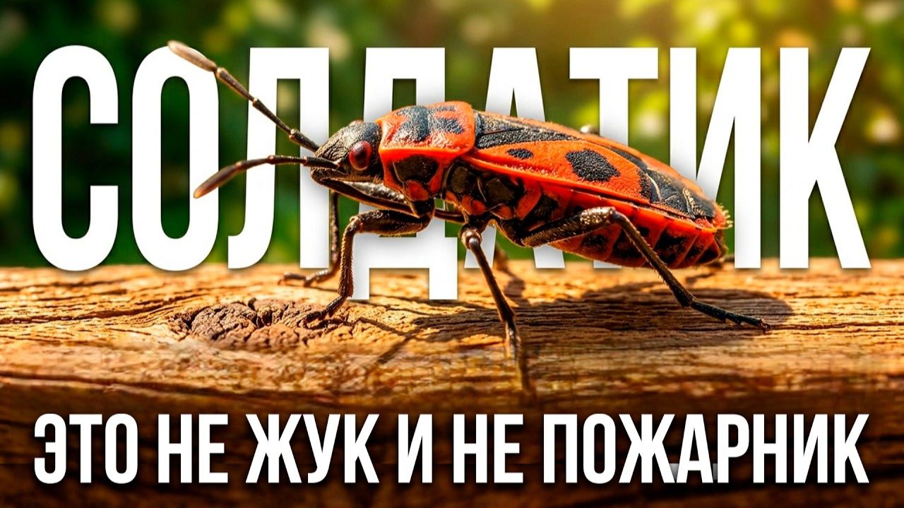 Жук-солдатик он не жук и не пожарник. Кто на самом деле живёт на вашем заборе. смотреть онлайн