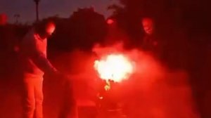 В Польше торжественное сожжение флага УПА. Там помнят и знают историю украинских головорезов.