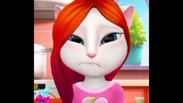 Talking Angela & Tom in Christmas Outfit - My Friend Always Exaggerates 2.0 смотреть онлайн