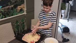 приготовление пиццы