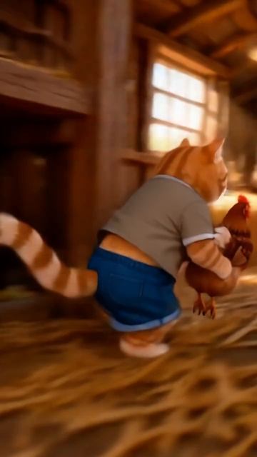 Котофей устроил куринный переполох!!!!К просмотру всем!!!!
