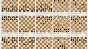 Трансляций шахмат на сайте Lichess – запись №1 - 145of230