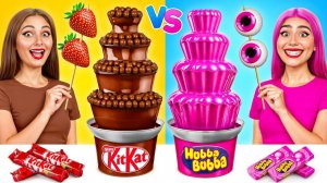 Шоколадный Фонтан Челлендж # Смешные Челленджи c Jelly DO Challenge
