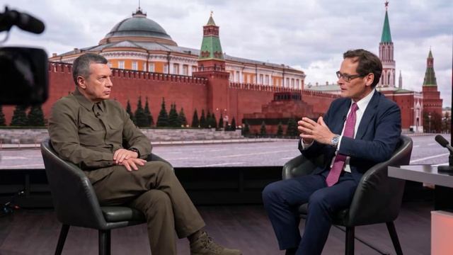 Анонс второй части большого интервью Владимира Соловьёва швейцарскому журналисту Роджеру Кеппелю смотреть онлайн