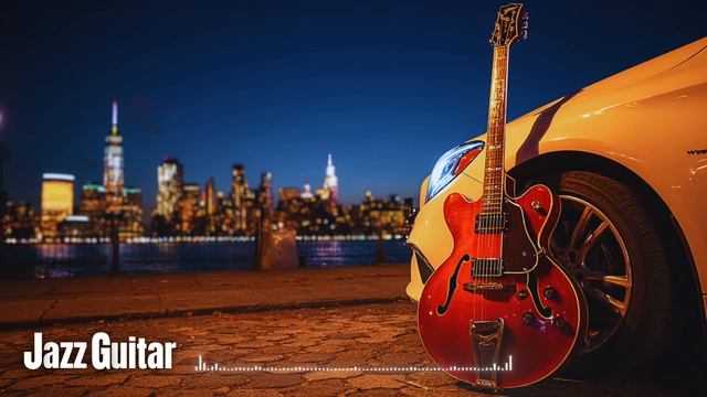 NYC Night Drive Jazz Guitar – 2 Hours for Late-Night Roads & Unwind
