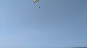 Засекаем сколько длится полет на пароплане над Азовским морем в станице Голубицкая за 5000 на двоих