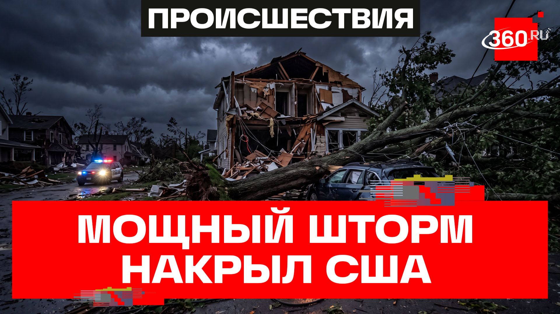 Сносит крыши и валит деревья со скоростью 110 км/ч. Мощный шторм обрушился на США смотреть онлайн