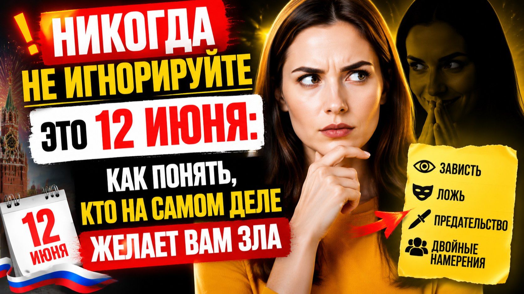 Никогда не игнорируйте это 12 июня. Как понять, кто желает зла.