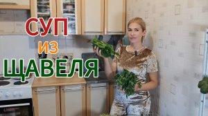 СУП ИЗ ЩАВЕЛЯ: тот самый зеленый суп, который вы искали😋🥣