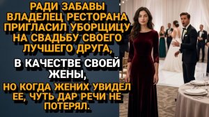 ИСТОРИИ ИЗ ЖИЗНИ|Владелец ресторана привел Уборщицу|РЕАЛЬНЫЕ ИСТОРИИ|ЖИЗНЕННЫЕ ИСТОРИИ