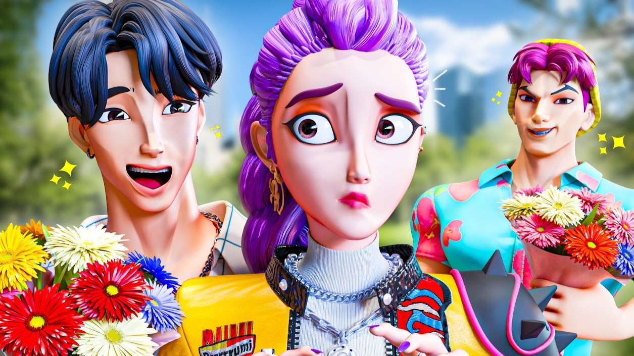 КТО БУДЕТ ВСТРЕЧАТЬСЯ С РУМИ! K-Pop Охотницы на Демонов Huntrix анимация смотреть онлайн