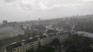 Сильный дождь после засухи в Орле 12.06.2026 г
