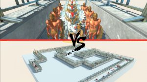 ARBS ЛУЧШИЕ ВАЛЬКИРИИ-ВОИНЫ ПРОТИВ ЛАБИРИНТА С ЖИВОТНЫМИ — БИТВА ⚔️🏛️🦁🐺🦖🌀