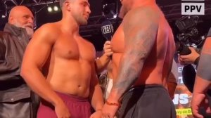 Фьюри и Холл провели первый stare-down перед боем