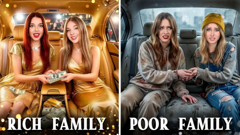 Богатая Семья vs Бедная Семья Я Попала в Семью Миллионеров Тим Тин смотреть онлайн
