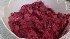 Салат из свеклы